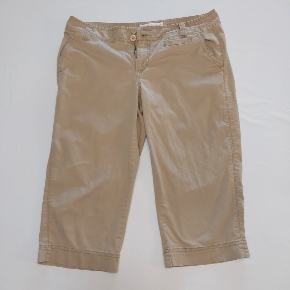 Y2K Aeropostale Womens Capri Pants Beige Size 11/12